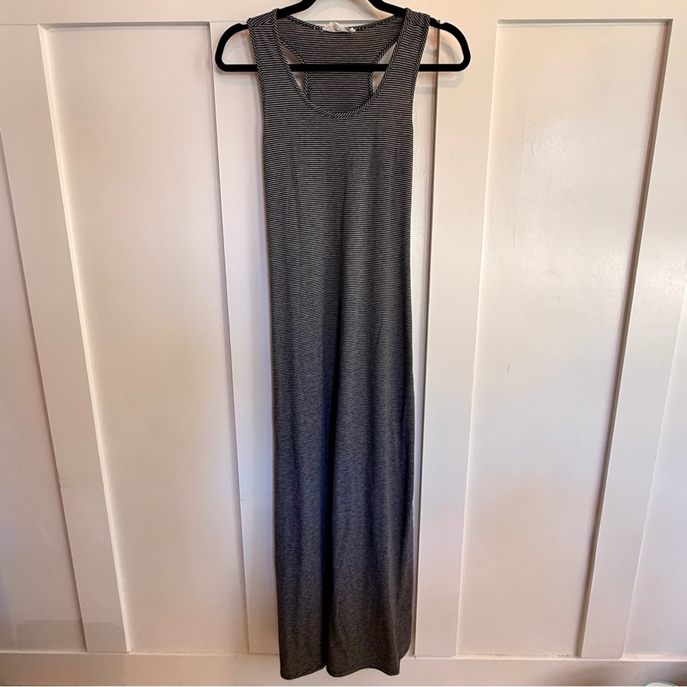 Striped Racerback Maxi Dress